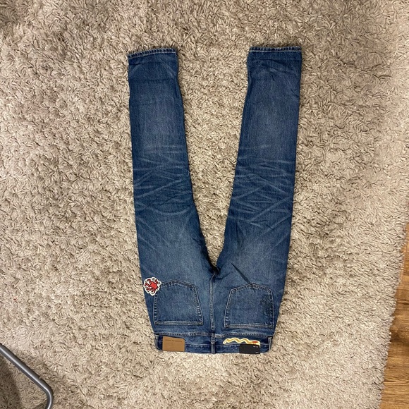 NWT - AMERICAN EAGLE X KEITH HARING Jeans Blue Denim Mens (31/32) - Picture 4 of 4
